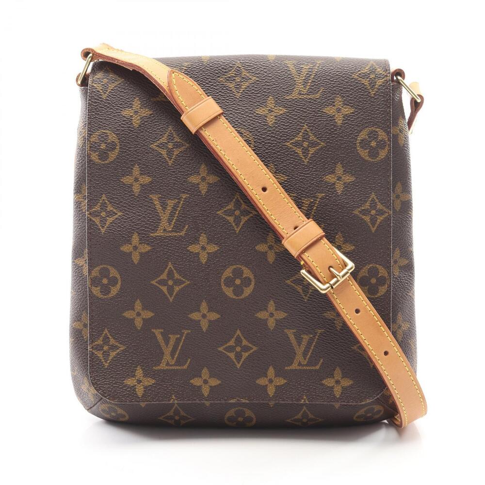 Louis Vuitton Musette Salsa Short Strap Shoulder Bag Canvas Leather Monogram